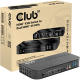 Przełącznik kvm Club 3d CSV-1382