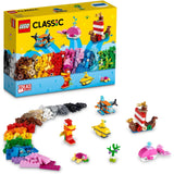 Lego Classic — kreatywne zabawki konstrukcyjne do zabawy w morzu (11018)