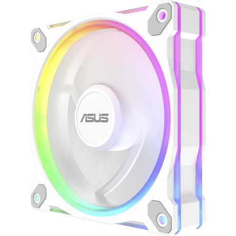 Wentylator wsteczny Asus prime mr120 argb - potrójne opakowanie wentylatorów (biały, 3 sztuki, 120 x 120 x 28 mm, 3 sztuki)