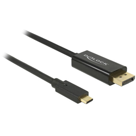 Delock Kabel USB-C > Display Port (czarny, 3 metry, 4k 60 hz)