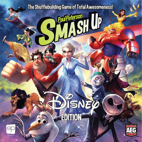 Gra karciana Disney European Player Network Smash Up: Edition (angielski, 2 graczy, 30–45 minut, od 14 lat)