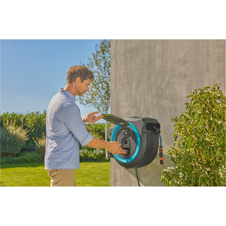 Zestaw ścienny na wąż Gardena Powerroll XL - 35 m