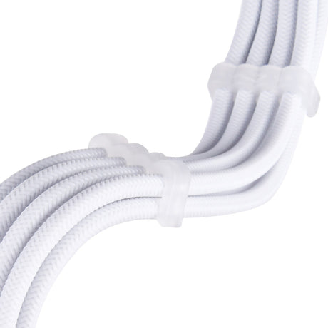 Kabel przedłużający Silverstone sst-pp07e-pci8w-v2, pcie 8pin (6+2) (biały, 30 centymetrów)