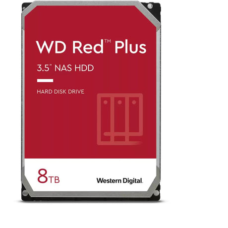 Dysk twardy WD red plus 8 TB (80efpx, SATA 600, 24 7)