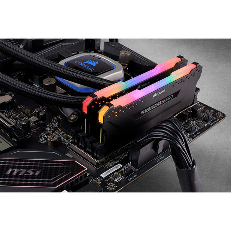 Corsair Vengeance RGB Pro 32 GB DDR4-3200 (2x 16 GB) RAM (czarny, CMW32GX4M2E3200C16, XMP 2.0)