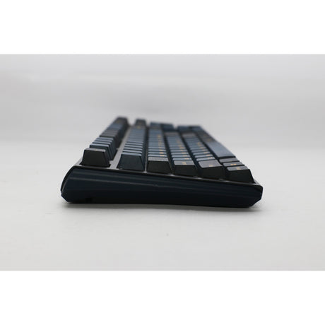 Ducky one 3 pro, klawiatura do gier (czarna, układ amerykański, wiśnia mx2a niebieska, dioda rgb, double-shot pbt, mechanika szarlatanu, hot swap)