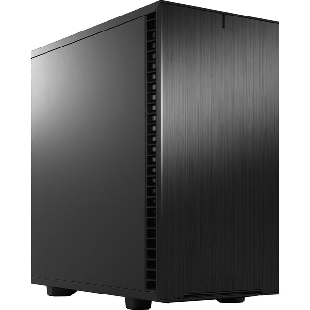 Konstrukcja fraktalna definiuje 7 mini czarną, solidną obudowę midi tower (czarna | 4x USB-A | 1x USB-C)
