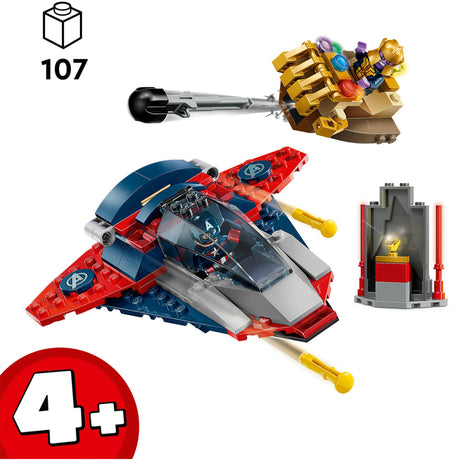 Lego superbohaterowie Marvel 76319 Kapitan Ameryka kontra Thanos