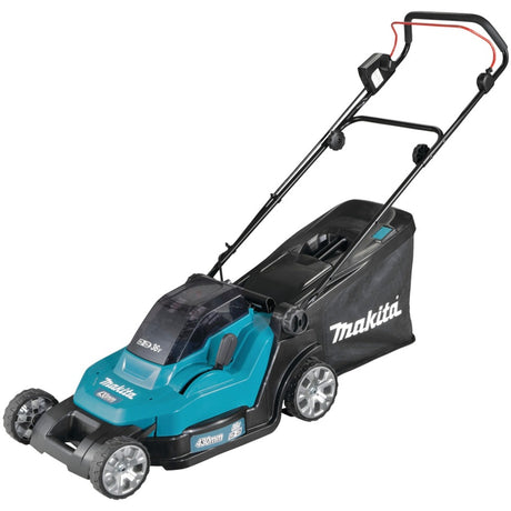 Makita dlm432z | kosiarka akumulatorowa | 2x18v | 43 cm | bez akumulatorów i ładowarek - dlm432z