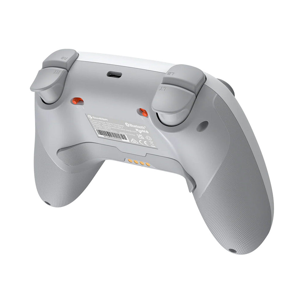 Wieloplatformowy bezprzewodowy kontroler gier Gamesir Nova 2 Lite (biały, Switch, PC, Android i iOS, Bluetooth 2,4 GHz USB)