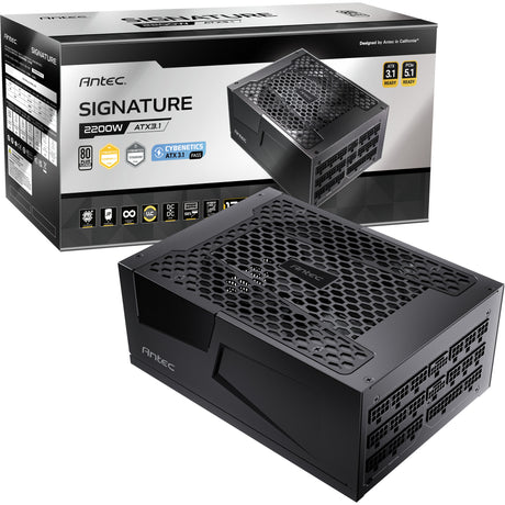 Antec Signature 2200 Platinum atx3.1 modułowy zasilacz 2200 W (czarny, 2x 12v-2x6, 6x pcie)
