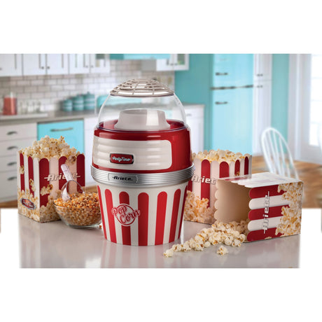 Maszyna do popcornu Ariete Party Time Pop Corn XL 2957 00 (czerwony biały)