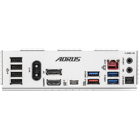 Płyta główna Gigabyte B760M AORUS Elite WiFi 6E Gen5 z gniazdem 1700 (biała, RAID, 2,5 GB-LAN, WiFi 6E, BT 5.3, dźwięk, µATX)