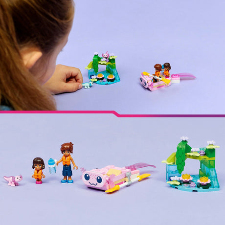Lego Friends Zestaw do budowania łodzi przygodowej z Aksolotlem – zabawka – 42681