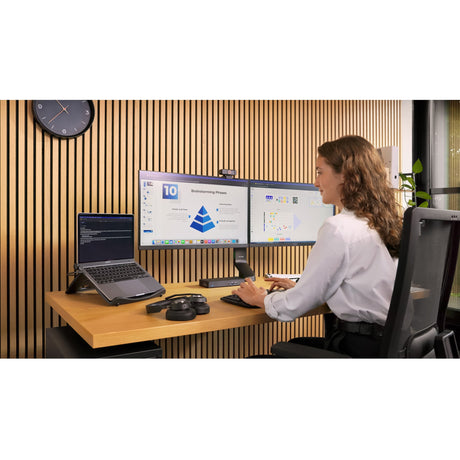 Klawiatura akumulatorowa Kensington pro fit ergo kb675 eq tkl (czarna, układ UE (qwerty), membrana, 80% (tkl), bluetooth, 2,4 GHz)
