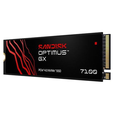 Sandisk optimus gx 7100, 500 gb ssd (zwart, pcie 4.0 x4 nvme 2.0 m.2 2280-s3-m)