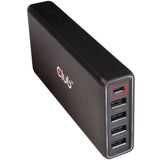 Ładowarka sieciowa Club 3D USB typu A i C, 5 portów o mocy do 111 W (czarna)