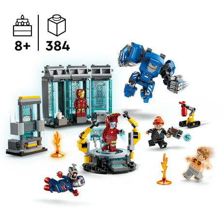 Lego Marvel Laboratorium Iron Mana: zestaw zbrojowni – 76315