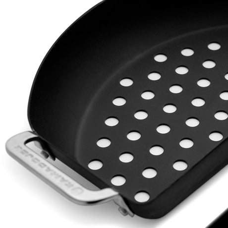 Zestaw patelni Kamado Joe Karbon Steel Half Moon. Patelnia do smażenia