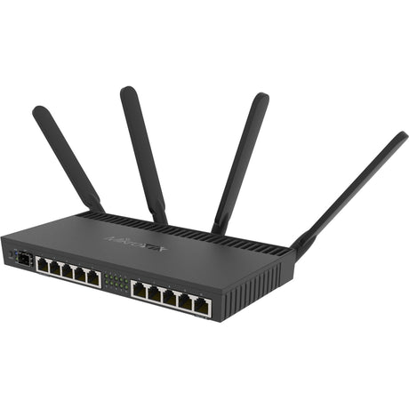 Mikrotik RB4011igs+5hacq2hnd-in router (czarny, procesor Annapurna Alpine AL21400, SFP+, Wi-Fi 5)