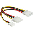 Delock Kabel Y-Power 4pin do 4pin + kabel rozdzielający 3,5 FDD