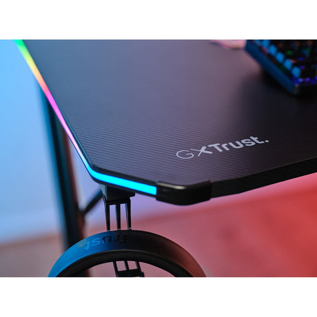 Biurko do gier Trust GXT 709 Luminus RGB (czarne)