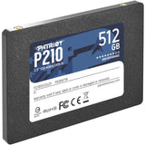 Patriot p210, 512 GB SSD (czarny, p210s512g25, sata iii)