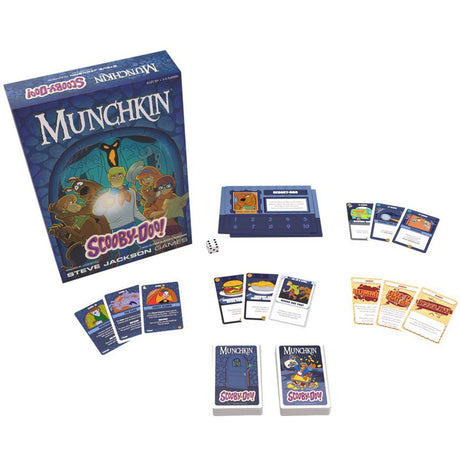 Europejska sieć graczy Munchkin: gra karciana Scooby-Doo (angielski, 3–6 graczy, 60 minut, od 10 lat)