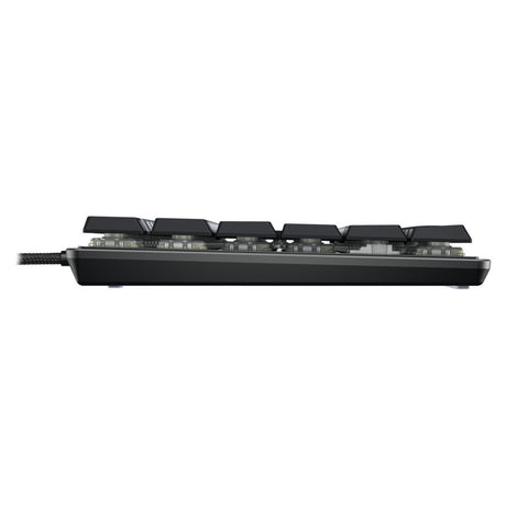 Klawiatura mechaniczna Cherry KC 500 MX LP TKL (czarna, układ US (QWERTY), MX Low Profile 2.0 Ivory, 80% (TKL), białe diody LED, nakładki na klawisze PBT)