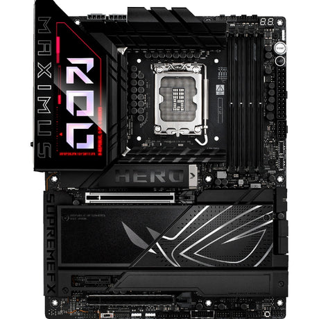 Płyta główna Asus Rrog Maximus Z890 Hero Socket 1851 (czarna, RAID, 2,5 GB-LAN, 5 GB-LAN, Wi-Fi 7, BT, dźwięk, ATX)
