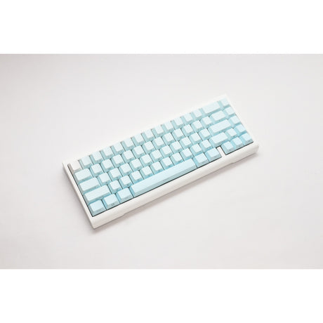 Ducky Projectd Tinker 65 - edycja pom z qmk przez mechaniczną klawiaturę rgb (jasnoniebieski, układ us (qwerty), kailh box cream pro, 65%, diody rgb, double-shot pbt, pom z możliwością wymiany podczas pracy, mocowanie uszczelki)