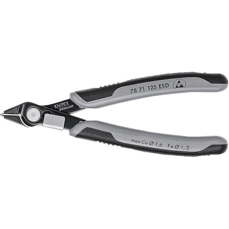 Knipex 78 71 125 Szczypce boczne ESD 64 HRC + zacisk drutowy 125mm ESD