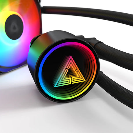 Chłodzenie wodne Montech Lightflow argb 240 (czarne)