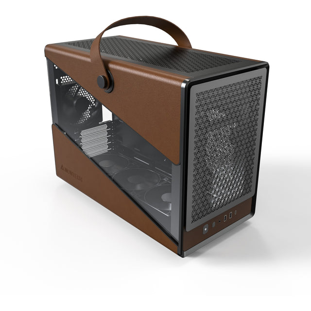 Obudowa midi tower Montech Heritage Pro (czarno-beżowy | 2x USB-A | 1x USB-C)