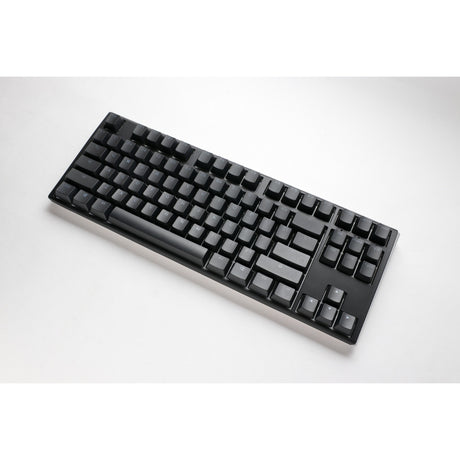 Klawiatura mechaniczna Ducky one 3 classic tkl rgb (czarna, układ amerykański (qwerty), wiśnia mx cicha czerwona, 80% (tkl), diody rgb, double-shot pbt, hot-swap, mechanika szarlatanu)