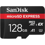 Karta pamięci Sandisk microSD express 128 GB (czarna, klasa 3 (u3))
