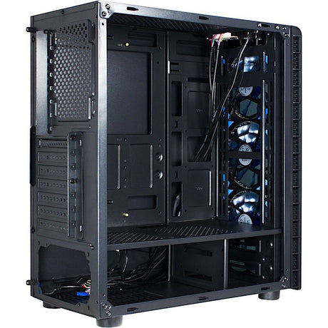 Obudowa midi tower Inter-tech cxc2 (czarna | 3x usb-a | okienko)
