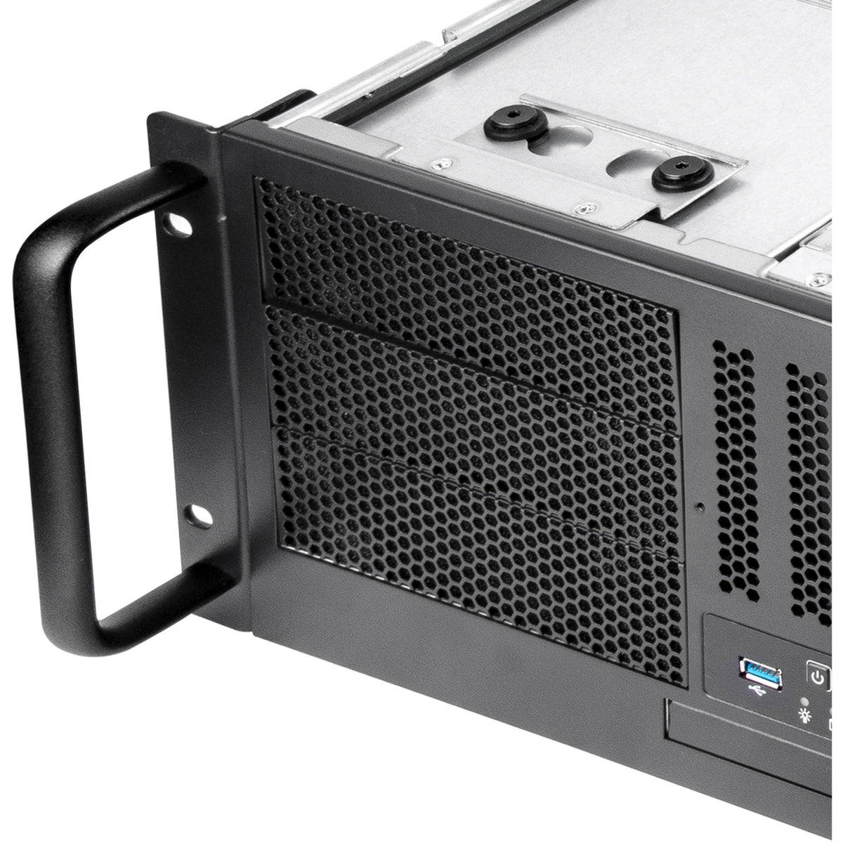 Obudowa rack Silverstone RM41-506 (czarna | 2x USB-A 3.2 (5 Gbit s))