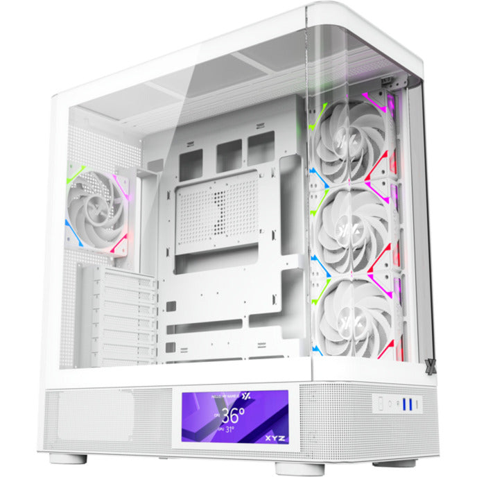 Obudowa midi tower Xyz PC Gear Quantum Pro (biała | okienko)