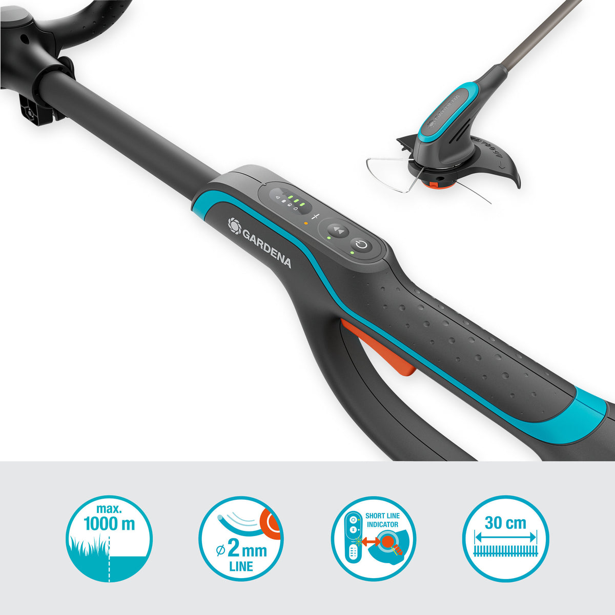 Zestaw trymerów Gardena Powertrim 30 18v p4a
