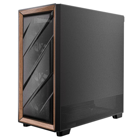 Obudowa Antec Flux Midi Tower (czarna | 2x USB-A | 1x USB-C | szkło hartowane)