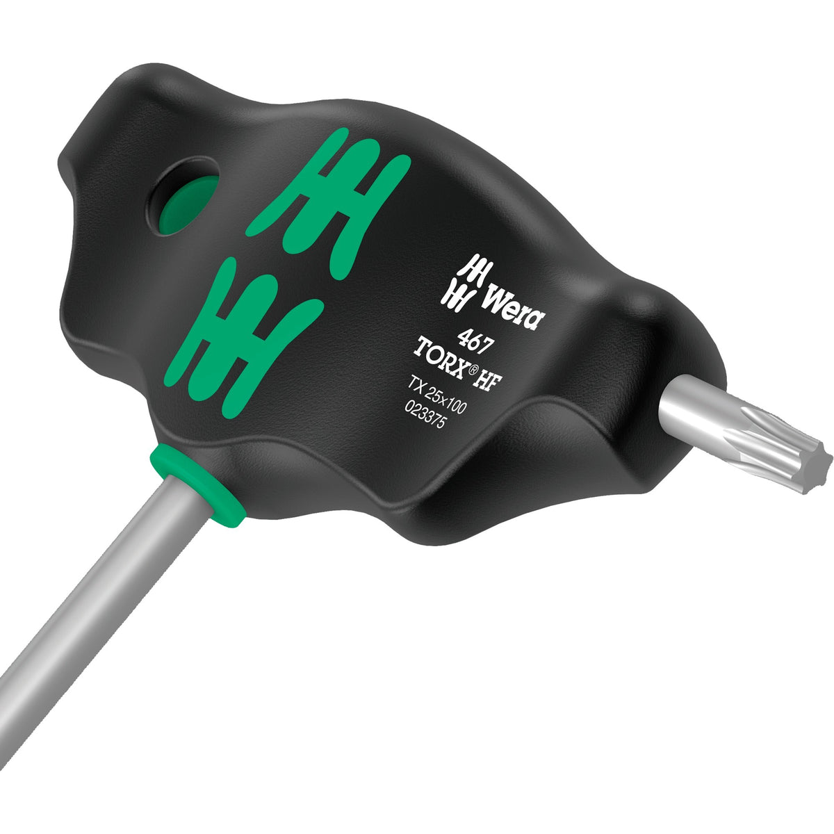 Zestaw Wera 467 7 torx hf 1 śrubokręt krzyżakowy + stojak, 7 sztuk (czarno-zielony, z funkcją przytrzymywania)