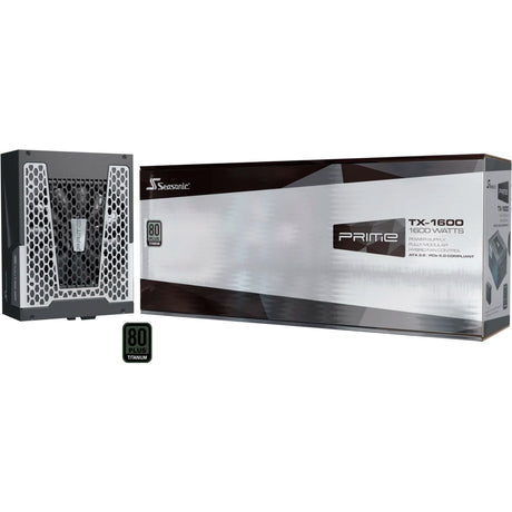 Modułowy zasilacz Seasonic Prime TX-1600 o mocy 1600 W (czarny, 2x 12 V-2x6, 6x pcie)