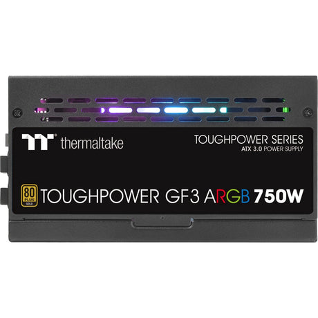 Modułowy zasilacz Thermaltake ToughPower GF3 ARGB Gen 5 EU o mocy 750 W (czarny, 4x PCIe)