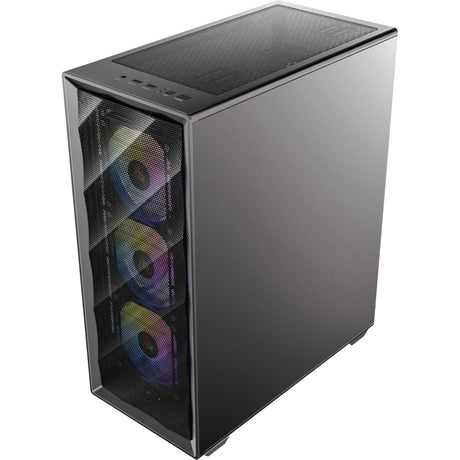Obudowa midi tower Antec ax85 argb (czarna | 2x usb-a | szkło hartowane)