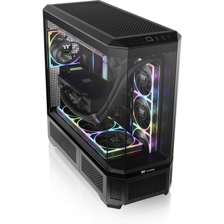 Obudowa Thermaltake View 600 tg typu big tower (czarna | 2x USB-A | 1x USB-C | szkło hartowane)