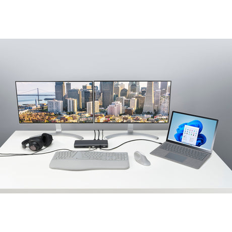 Stacja dokująca Kensington SD5760t (srebrno-czarna, Thunderbolt 4, USB-C, USB-A, HDMI, PD)