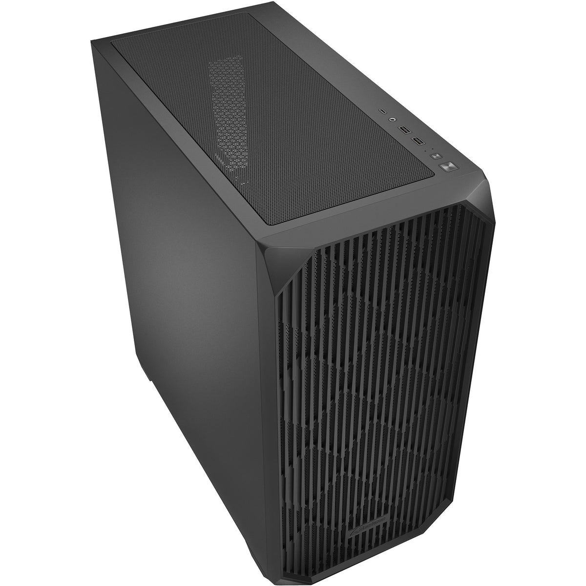 Obudowa midi tower Sharkoon ak3 (czarna | 2x USB-A | 1x USB-C)