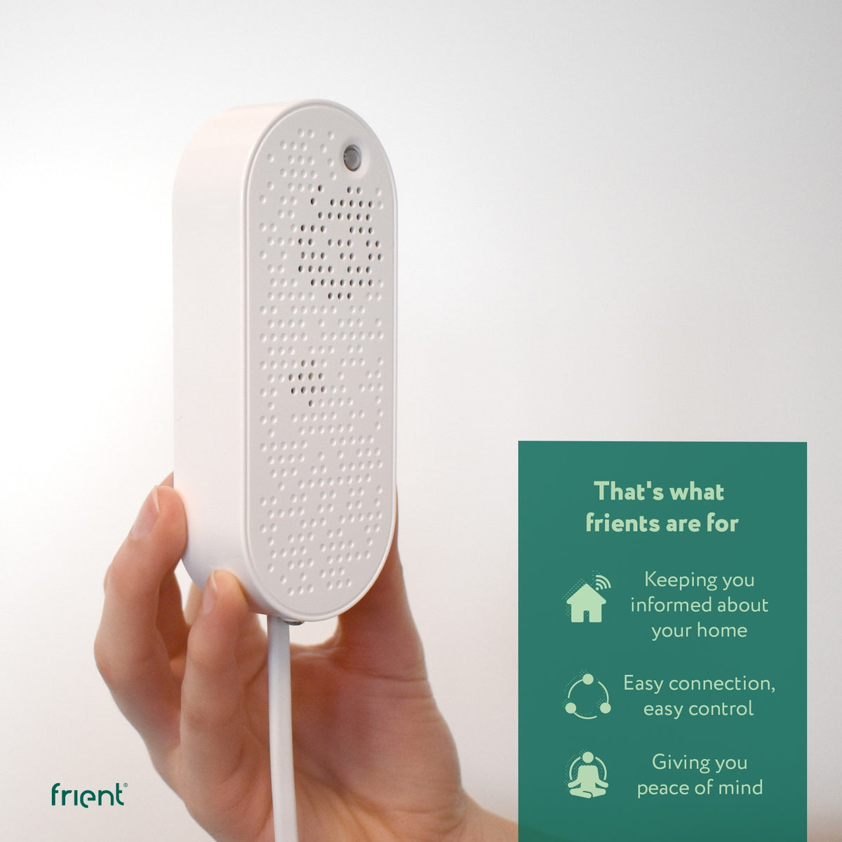 Frient smart siren eu siren (biały, zigbee 3.0)