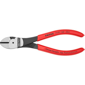 Knipex 74 01 160 szczypce tnące boczne polerowane tworzywo sztuczne 160mm